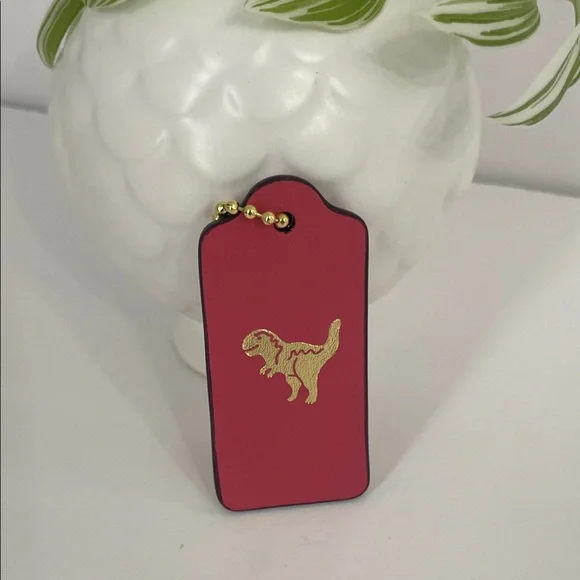 Coach Gold Foil Rexy Hang Tag Key Fob Hangtag - Picture 3 of 7